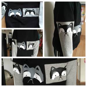 Racoon Shirt Collage